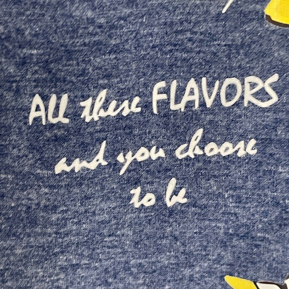 Blue “Salty” graphic tee featuring the classic Morton Salt girl - Picture 4 of 7